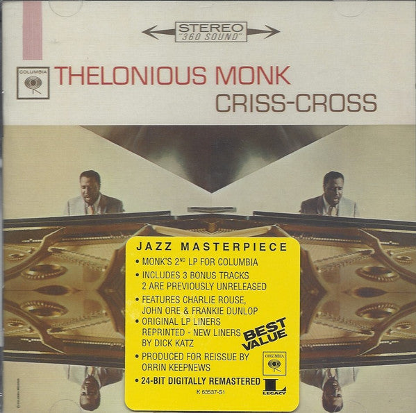 Thelonious Monk - Criss-Cross (CD) |-Music History
