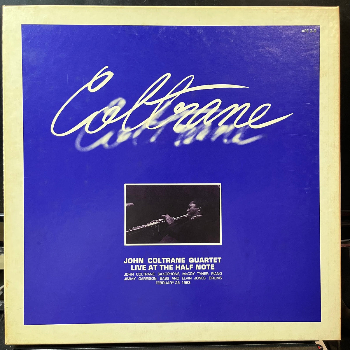 The John Coltrane Quartet - Live At The Half Note (VINYL BOX 3xLP AUDIO FIDELITY AFE 3-9 1984) | USED Near Mint (NM or M-) Near Mint- (NM-)-Music History