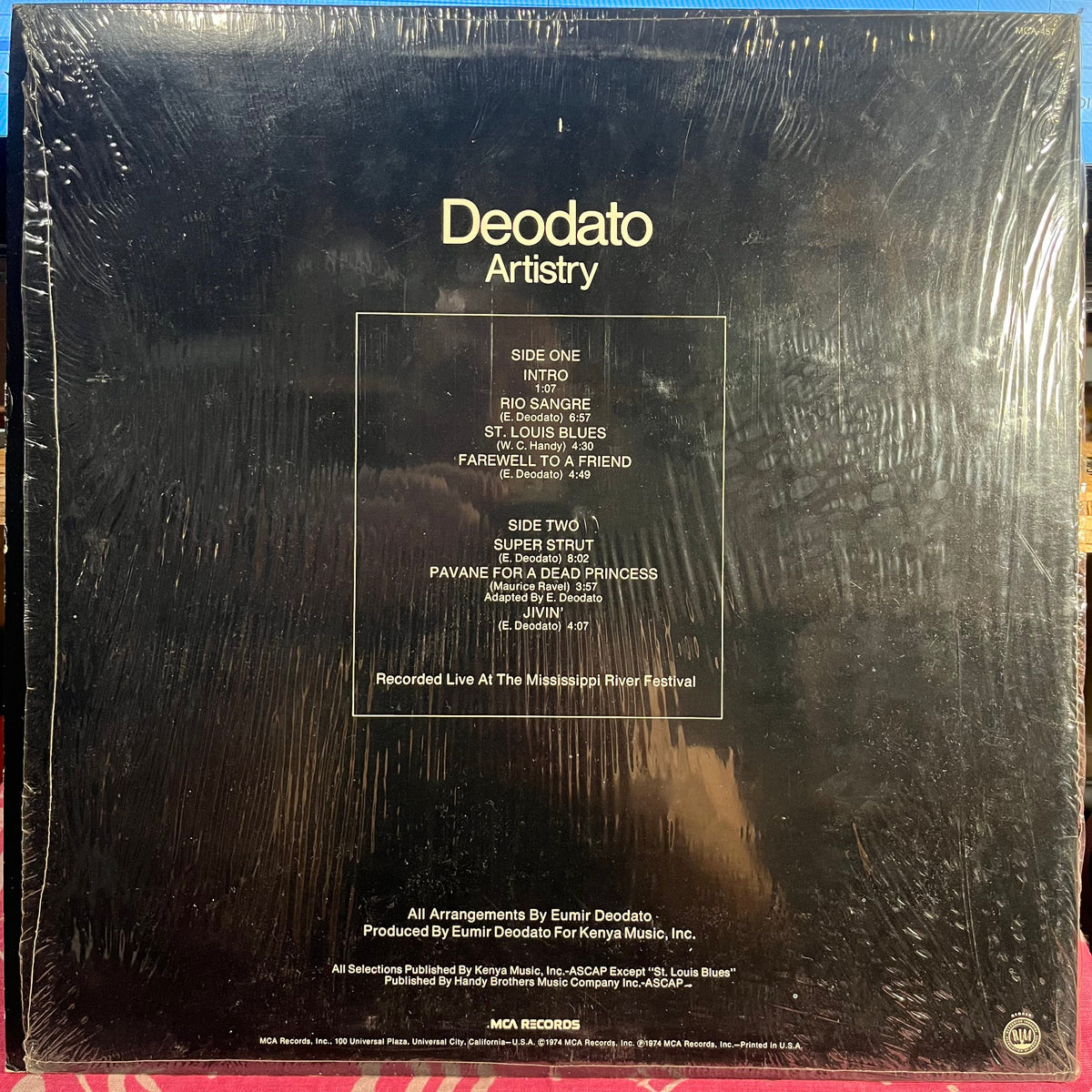 Eumir Deodato - Artistry *GLOVERSVILLE* | Near Mint (NM) Near Mint (NM)-Music History
