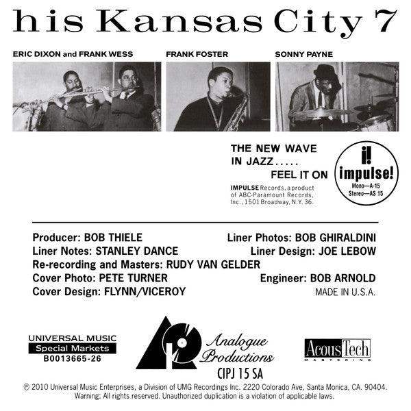 Count Basie And The Kansas City Seven - Count Basie And The Kansas City 7 (SACD) | Near Mint (NM or M-)-Music History