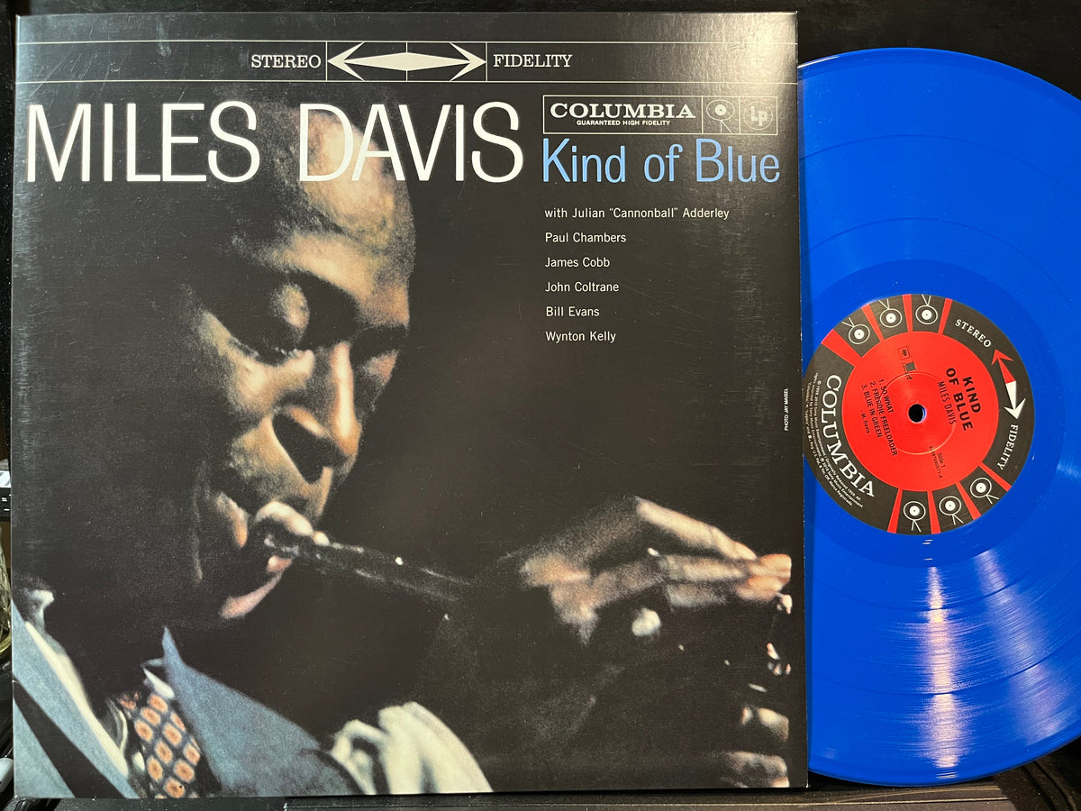 Miles Davis - Kind Of Blue (BLUE VINYL Columbia – 88697680571, Legacy – 88697680571 2023) | Near Mint (NM) Near Mint (NM)-Music History