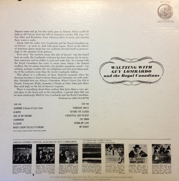 Guy Lombardo And His Royal Canadians - Waltzing With Guy Lombardo | Near Mint (NM) Near Mint (NM)-Music History