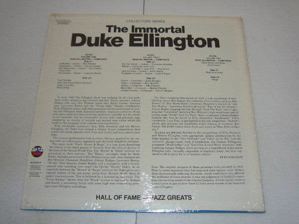 Duke Ellington - The Immortal Duke Ellington Volume 3 Of 3 Albums | Near Mint (NM) Near Mint (NM)-Music History