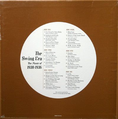 Various - The Swing Era 1930-1936: Wonderful Times: Making A Lot Out Of A Little *BOX* | Near Mint (NM) Near Mint (NM)-Music History