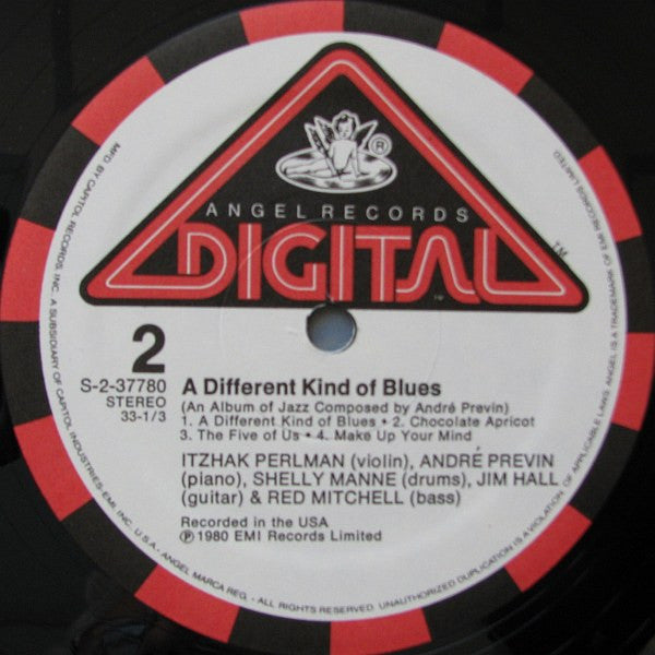 Itzhak Perlman - A Different Kind Of Blues (An Album Of Jazz Composed By André Previn) | Near Mint (NM) Near Mint (NM)-Music History