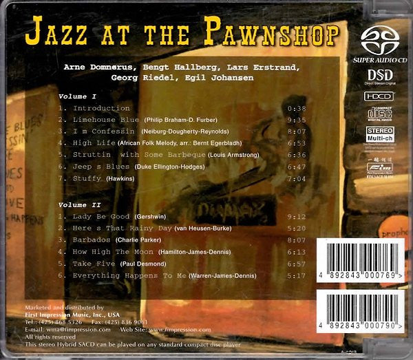 Arne Domnérus - Jazz At The Pawnshop (2xSACD) | Near Mint (NM) Near Mint (NM)-Music History