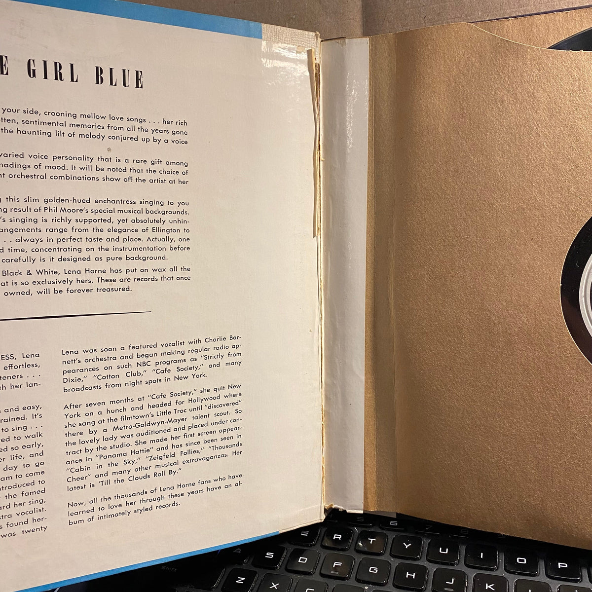 Lena Horne - Little Girl Blue *4x78RPM* | Near Mint (NM) Excellent (EX)-Music History