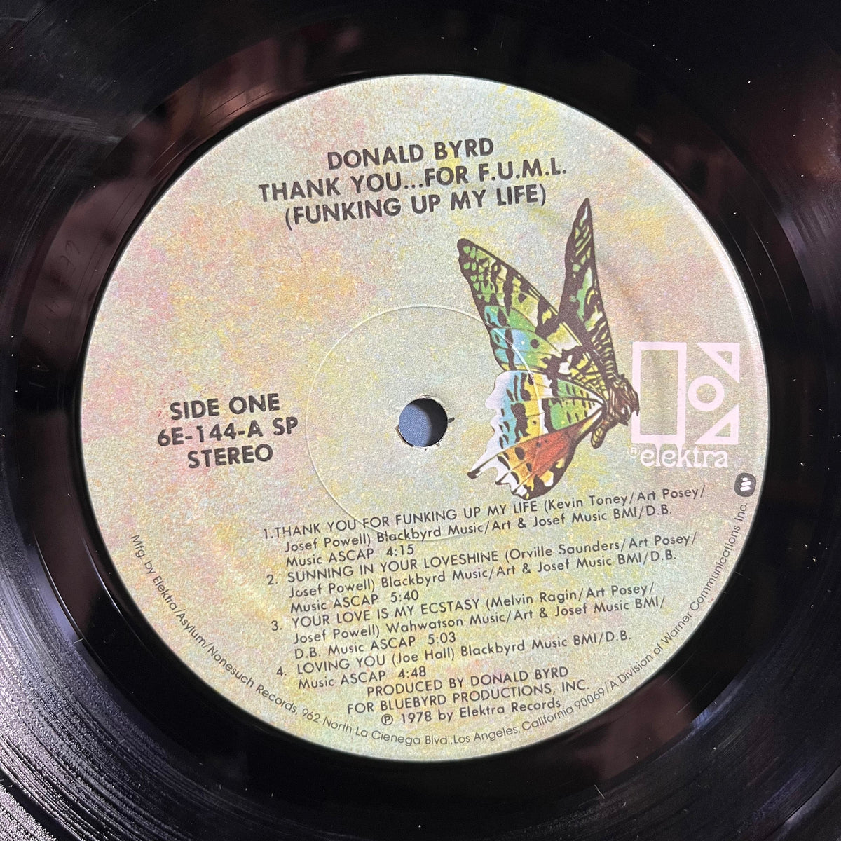 Donald Byrd - Thank You … For F.U.M.L. (Funking Up My Life) (LP) | Near Mint (NM) Near Mint (NM)-Music History