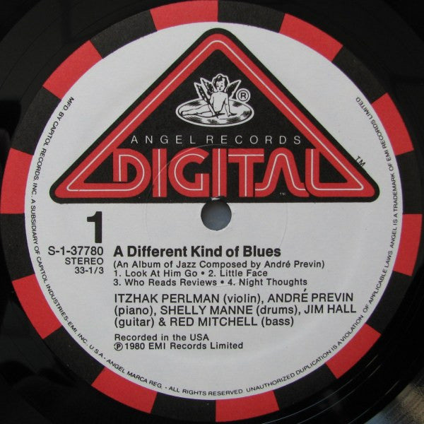 Itzhak Perlman - A Different Kind Of Blues (An Album Of Jazz Composed By André Previn) | Near Mint (NM) Near Mint (NM)-Music History
