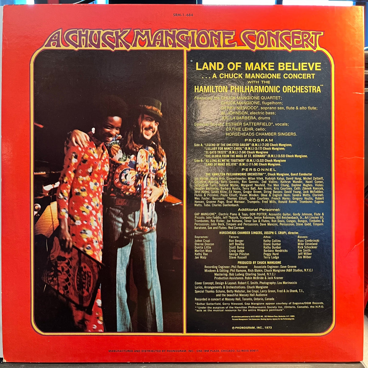 Chuck Mangione - A Chuck Mangione Concert Land Of Make Believe | Near Mint (NM) Near Mint (NM)-Music History
