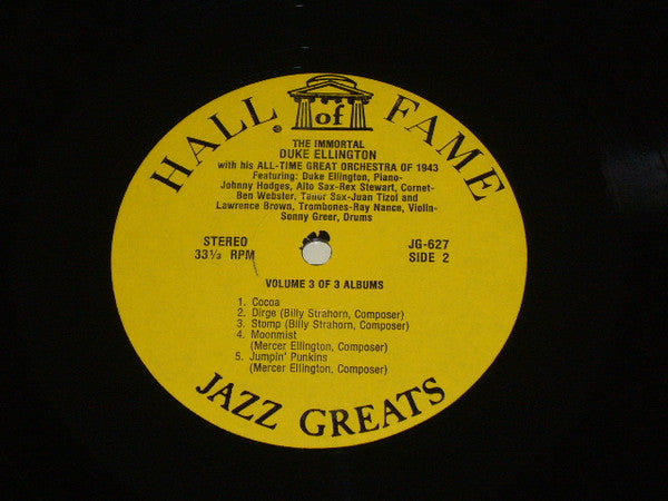 Duke Ellington - The Immortal Duke Ellington Volume 3 Of 3 Albums | Near Mint (NM) Near Mint (NM)-Music History