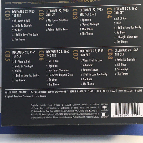 Miles Davis - The Complete Live At The Plugged Nickel 1965 (8x CD BOX SET WITH BOOKLET) | Near Mint (NM) Near Mint (NM)-Music History