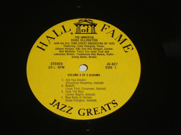 Duke Ellington - The Immortal Duke Ellington Volume 3 Of 3 Albums | Near Mint (NM) Near Mint (NM)-Music History