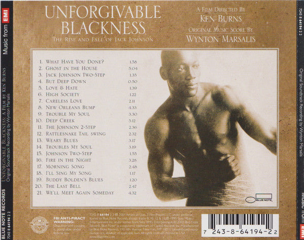 Unforgivable Blackness - The Rise And Fall Of Jack Johnson (CD) | Near Mint (NM or M-)-Music History