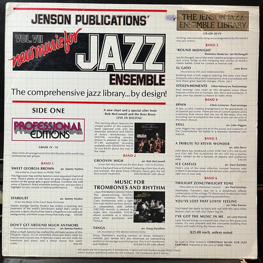 Various - New Music For Jazz Ensemble Vol. VII (VINYL LP JENSON PUBLICATIONS INC. JP-2900 1982) | USED Near Mint (NM or M-) Excellent+ (EX+)-Music History