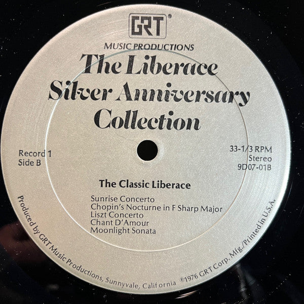 Liberace - The Liberace Silver Anniversary Collection (5x VINYL BOXSET GRT ‎– 9D07) | USED Near Mint (NM or M-) Excellent (EX)-Music History