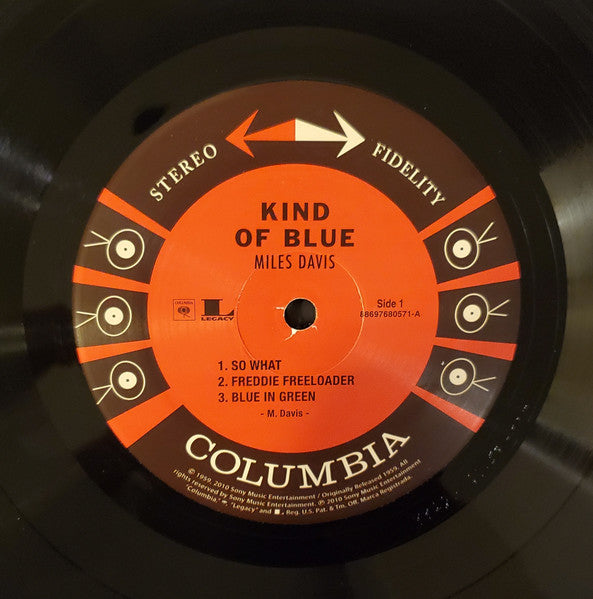 Miles Davis - Kind Of Blue (VINYL LP LEGACY 88697680571) | Near Mint (NM or M-) Near Mint (NM)-Music History