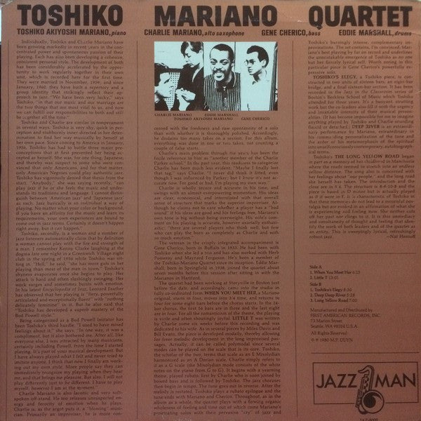 Toshiko Mariano Quartet - Toshiko Mariano Quartet | Near Mint (NM) Near Mint (NM)-Music History