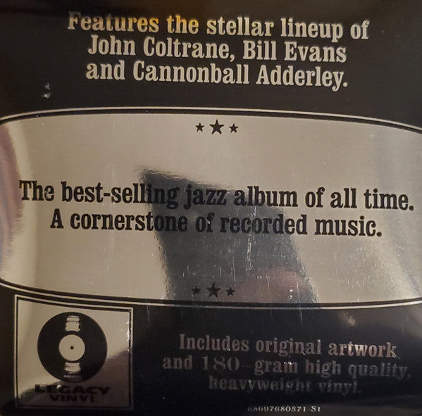 Miles Davis - Kind Of Blue (VINYL LP LEGACY 88697680571) | Near Mint (NM or M-) Near Mint (NM)-Music History
