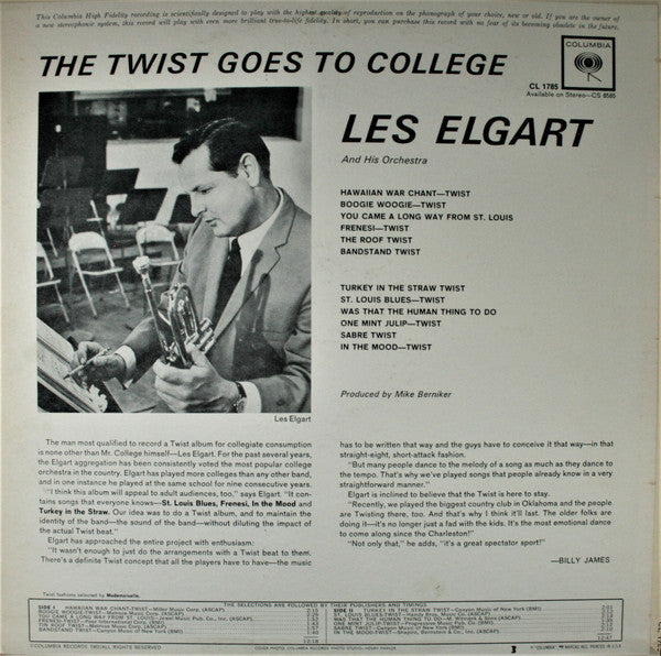 Les Elgart And His Orchestra - The Twist Goes To College | Very Good Plus (VG+) Near Mint (NM)-Music History