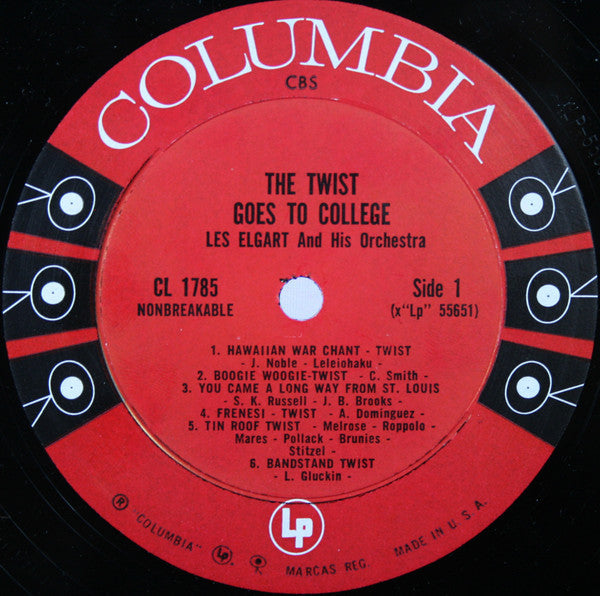 Les Elgart And His Orchestra - The Twist Goes To College | Very Good Plus (VG+) Near Mint (NM)-Music History