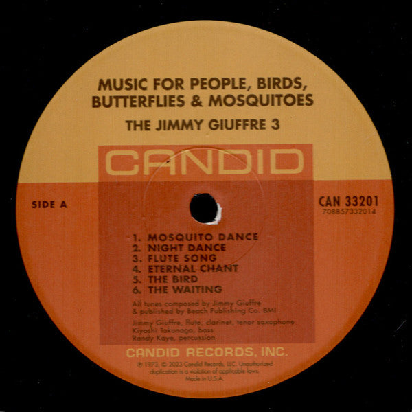 The Jimmy Giuffre Trio - Music For People, Birds, Butterflies & Mosquitoes | Mint (M) Mint (M)-Music History