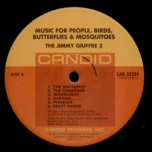 The Jimmy Giuffre Trio - Music For People, Birds, Butterflies & Mosquitoes | Mint (M) Mint (M)-Music History