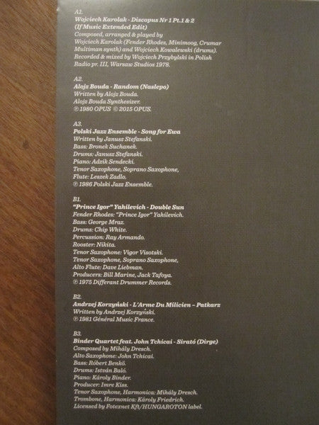 Jean-Claude Thompson / Adrian Magrys - If Music Presents You Need This: Eastern European Sounds (1970-1986) (If Music 3.0) | Mint (M) Mint (M)-Music History