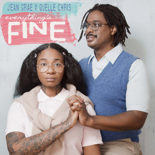 Jean & Quelle Chris Grae - Everything'S Fine (Ice Blue, Purple, Bubble Gum VINYL) | Mint (M) Mint (M)-Music History