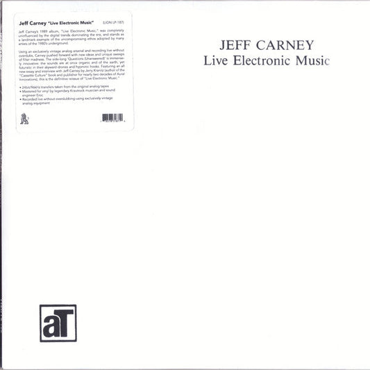 Jeff Carney - Live Electronic Music | Mint (M) Mint (M)-Music History