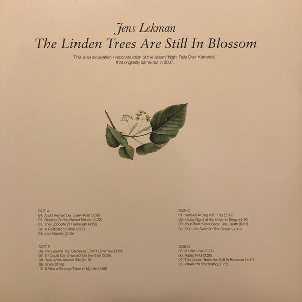Jens Lekman - The Linden Trees Are Still In Blossom | Mint (M) Mint (M)-Music History