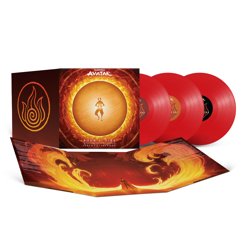 Jeremy Zuckerman - Avatar: The Last Airbender - Book 3: Fire (Music From The Animated Series) [Red Vinyl] [3LP] |-Music History