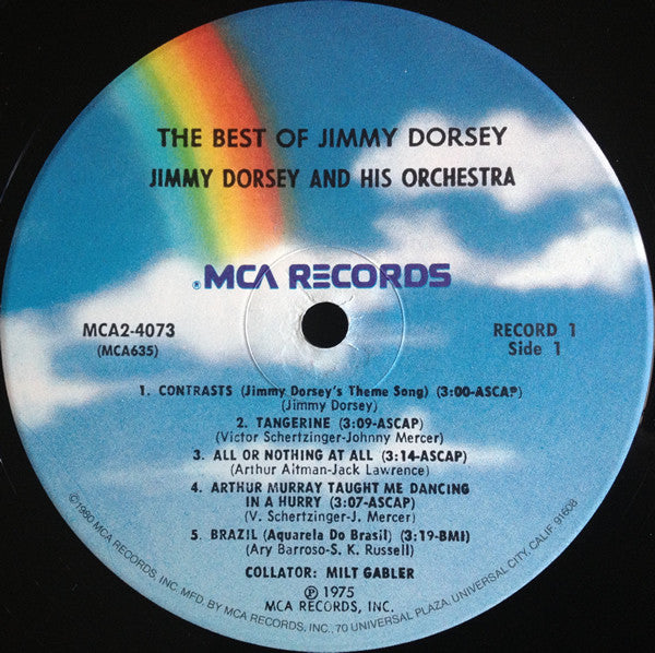 The Best Of Jimmy Dorsey | Near Mint (NM) Very Good Plus (VG+)-Music History