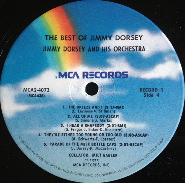 The Best Of Jimmy Dorsey | Near Mint (NM) Very Good Plus (VG+)-Music History