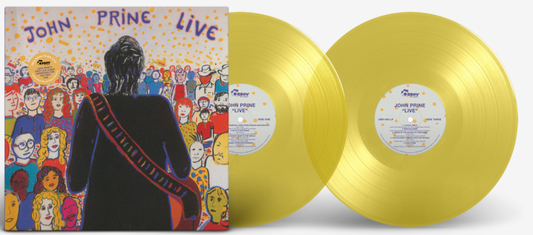 John Prine - John Prine (Live)(YELLOW VINYL 2xLP Oh Boy OBR-005-LP) | NEW-Music History