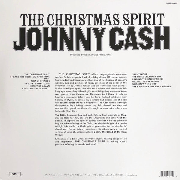 Johnny Cash - The Christmas Spirit | Mint (M) Mint (M)-Music History