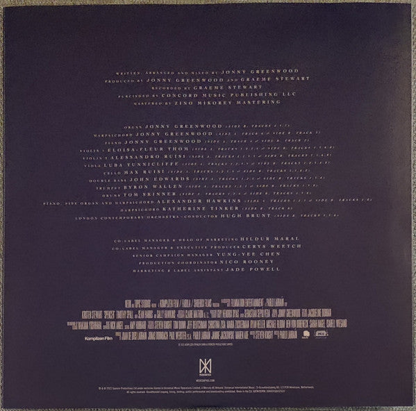 Jonny Greenwood - Spencer (Original Motion Picture Soundtrack) | Mint (M) Mint (M)-Music History