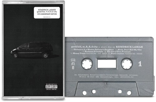 Kendrick Lamar - good Kid, M.A.A.D City (10th Anniversary Edition) [Black Cassette] [Explicit Content] | Mint (M) Mint (M)-Music History
