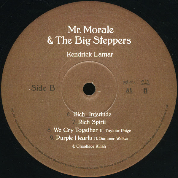 Kendrick Lamar - Mr. Morale & The Big Steppers (2xVINYL) | Mint (M) Mint (M)-Music History