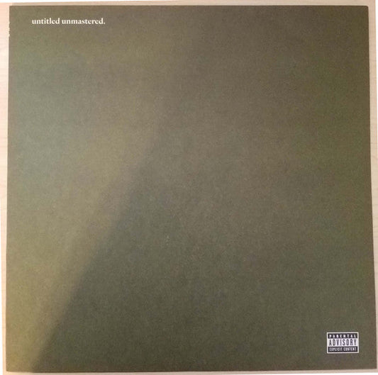 Kendrick Lamar Untitled Unmastered. Top Dawg Entertainment, Aftermath Entertainment, Interscope Records LP, Album Mint (M) Mint (M)-Music History
