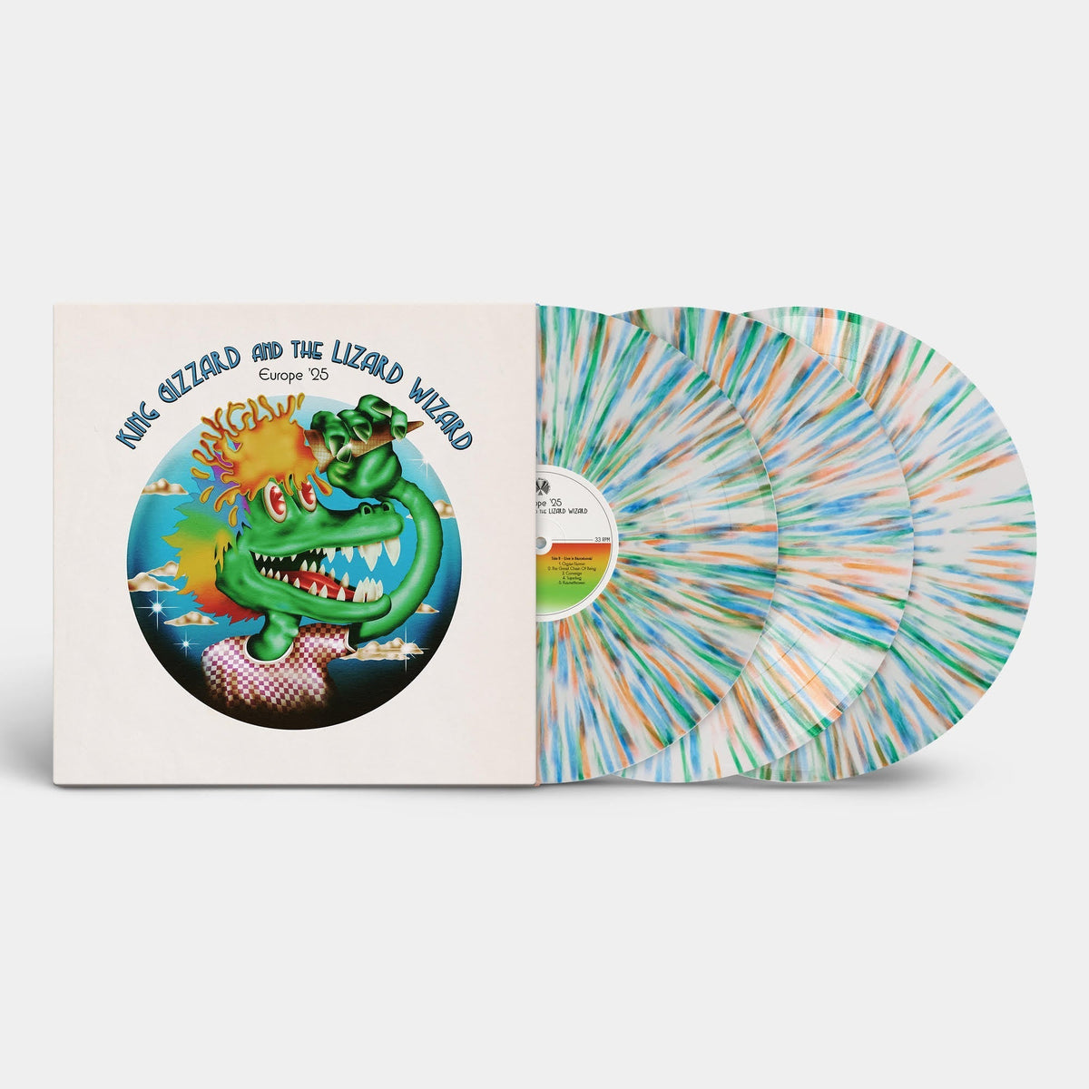 King Gizzard and the Lizard Wizard - (PRESALE 8/7/26) Europe '25 Vol. Ii (GATEFOLD SPLATTER VINYL 3xLP REVERBERATION APPREC 2026) | NEW Mint (M) Mint (M)-Music History