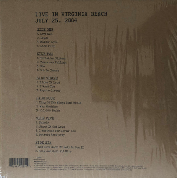 Kiss - Off The Soundboard Live In Virginia Beach July 25, 2004 | Mint (M) Mint (M)-Music History