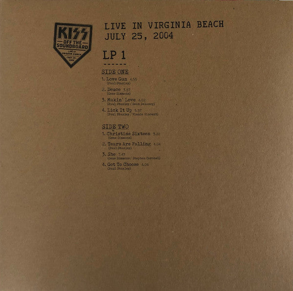 Kiss - Off The Soundboard Live In Virginia Beach July 25, 2004 | Mint (M) Mint (M)-Music History