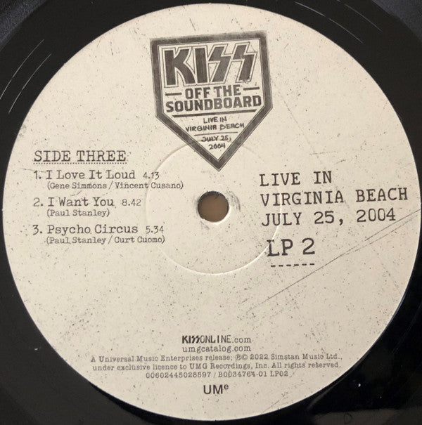Kiss - Off The Soundboard Live In Virginia Beach July 25, 2004 | Mint (M) Mint (M)-Music History