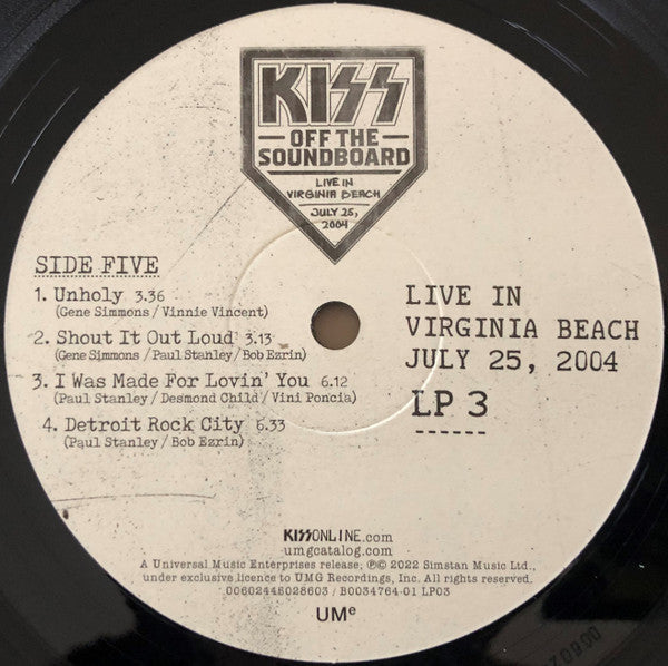 Kiss - Off The Soundboard Live In Virginia Beach July 25, 2004 | Mint (M) Mint (M)-Music History