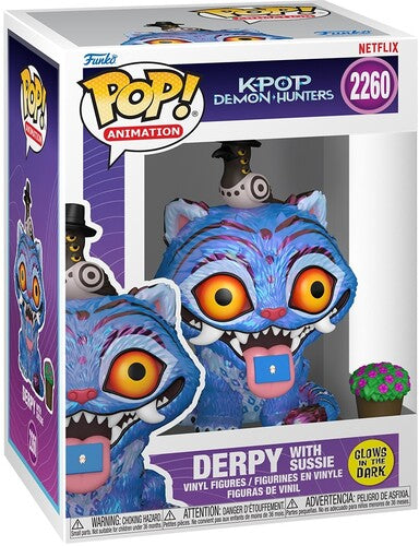 KPop Demon Hunters - Funko POP! Anime: KPop Demon Hunters - Derpy with Sussie (Glow-in-the-Dark) (KPDH) (Vinyl Figure, Collectible) |-Music History