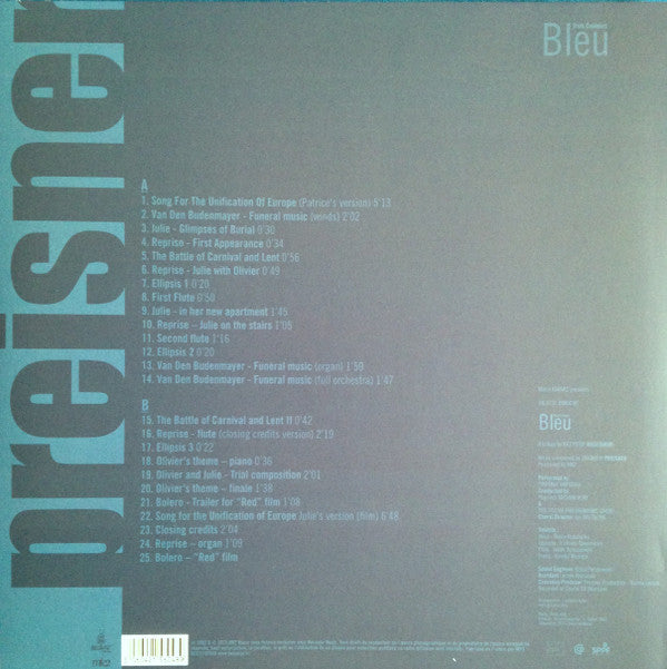 Trois Couleurs Bleu (Bande Originale Du Film) | Mint (M) Mint (M)-Music History
