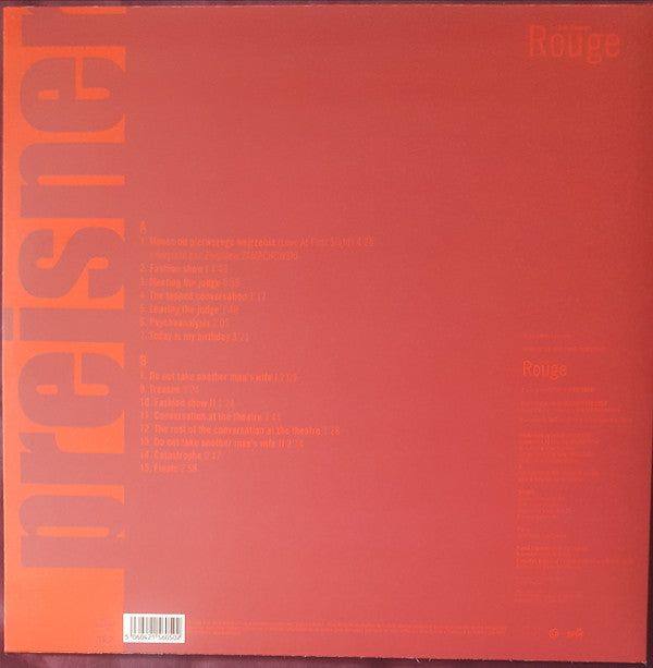 Krzysztof Kieślowski, Zbigniew Preisner - Trois Couleurs Rouge (Bande Originale Du Film) | Mint (M) Mint (M)-Music History
