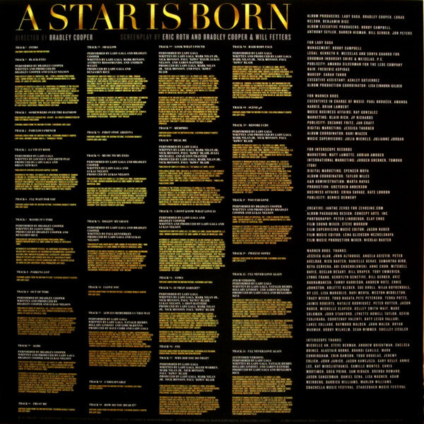 Lady Gaga, Bradley Cooper - A Star Is Born Soundtrack | Mint (M) Mint (M)-Music History