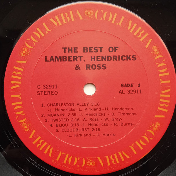 Lambert, Hendricks & Ross - The Best Of Lambert, Hendricks & Ross | Near Mint (NM) Very Good Plus (VG+)-Music History